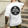 Burtonバートン ファミリーリユニオン 私たちのルーツは強い木 メンズTシャツ バックプリント 彼への贈り物