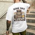 Bòbr Dad Kurwatrongince 1966 Bòbr Kurwa Birthday 長袖tシャツ メンズTシャツ バックプリント 彼への贈り物
