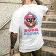 Bòbr クルワ ウィンター ジャンパー クルワ ボーバー スノーフレーク ボブル 冬 長袖tシャツ メンズTシャツ バックプリント 彼への贈り物
