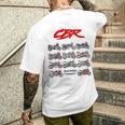 Cbr、オートバイ、バイク、バイカー、スポーツバイクの進化。 メンズTシャツ バックプリント 彼への贈り物