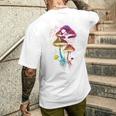 Colorful Minimalic Drippingkull 長袖tシャツ メンズTシャツ バックプリント 彼への贈り物