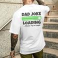 Dad Joke Loading Please Try To Laugh 面白い父の日 長袖tシャツ メンズTシャツ バックプリント 彼への贈り物