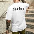 Darfur Africa メンズTシャツ バックプリント 彼への贈り物