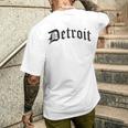 Detroit デトロイト メンズTシャツ バックプリント 彼への贈り物