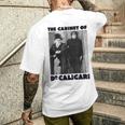 Dr Caligari ハロウィンモンスターポスター ヴィンテージホラー映画 メンズTシャツ バックプリント 彼への贈り物