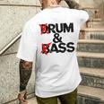 Drum And Bass Rum & Ass メンズTシャツ バックプリント 彼への贈り物