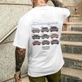 Evolution Charger スーパービー ホットロッド マッスルカー マグナム ウェッジ メンズTシャツ バックプリント 彼への贈り物