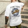 Flying Tigersquadron 第二次世界大戦ヴィンテージ記章 バックプリント メンズTシャツ バックプリント 彼への贈り物