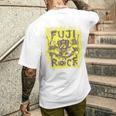 Fuji Rock 25 Emblem Amazon Limited Color Olive メンズTシャツ バックプリント 彼への贈り物
