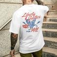 4Th July Land Of The Free Liberty And Justice For All Men's T-shirt Back Print Gifts for Him