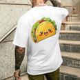 Tacoquad Kawaii Mexican Food Lover Intagetyle 長袖tシャツ メンズTシャツ バックプリント 彼への贈り物