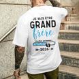 Futur Grand Frère 2026_ Jeais Être Grand Frère 2026 Camiseta Hombre Estampado Espalda Regalos para él