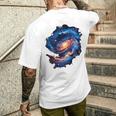 Galaxy Backprint メンズTシャツ バックプリント 彼への贈り物