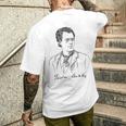 Gustav Mahler グスタフ・マーラー オーストリアの作曲家、指揮者。 音楽 メンズTシャツ バックプリント 彼への贈り物
