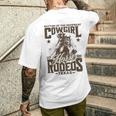 Hoofbeatのリズム カウガール 馬 ロデオ テキサスホース メンズTシャツ バックプリント 彼への贈り物