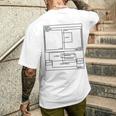 Html ボディ Css、Javscript おもしろボディパーツ プログラミング ウェブ 長袖tシャツ メンズTシャツ バックプリント 彼への贈り物