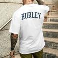 Hurley Ms ビンテージ アスレチック スポーツ Jsn2 ネイビープリント メンズTシャツ バックプリント 彼への贈り物