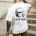 I'll Be Bach バッハ 音楽 クラシック 面白い 格言 メンズTシャツ バックプリント 彼への贈り物