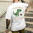 I'm Not Broke Top For Friend Withhort Arms Joke 長袖tシャツ メンズTシャツ バックプリント 彼への贈り物