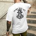 I'm Not Dead Yet Thekeleton Head メンズTシャツ バックプリント 彼への贈り物