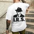 IRS レコード メンズTシャツ バックプリント 彼への贈り物