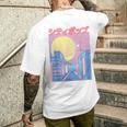 Japan City Pop カワイイ 80年代 日本アニメ 音楽 美学 メンズTシャツ バックプリント 彼への贈り物