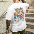 Justice Leaguetarburst T-Shirt mit Rückendruck Geschenke für Ihn