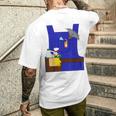 Last Minute Cleaner ハロウィンワーカーズグループコスチューム メンズTシャツ バックプリント 彼への贈り物