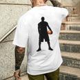 The Legend Basketballlam Dunk For The Basketball Lovers メンズTシャツ バックプリント 彼への贈り物