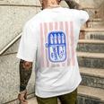 Les Sardines Fisherman Aesthetic Coastal Sardine Tinned Fish Men's T-shirt Back Print Gifts for Him