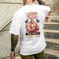 Loading Gains プレススタートからポンプ鉄ボディビルディング メンズTシャツ バックプリント 彼への贈り物