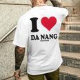 I Love Da Nang メンズTシャツ バックプリント 彼への贈り物