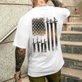 I Love Guns ブラックライフルコーヒー メンズ レディース バックデザイン メンズTシャツ バックプリント 彼への贈り物