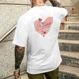 I Love You A Elegant Declaration Of Love I Love You メンズTシャツ バックプリント 彼への贈り物
