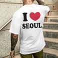 I Loveeoul アイ・ラブ・ソウル メンズTシャツ バックプリント 彼への贈り物