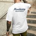 Monterey California Throwback Classic メンズTシャツ バックプリント 彼への贈り物