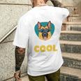 My Dog Thinks I'm Cool サングラス ジャーマンシェパード ドッグオーナー 長袖tシャツ メンズTシャツ バックプリント 彼への贈り物