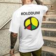Olodum メンズTシャツ バックプリント 彼への贈り物
