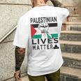 Palestinian Lives Matter メンズTシャツ バックプリント 彼への贈り物