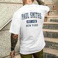 Paulmiths New York Ny ビンテージ アスレチック スポーツデザイン メンズTシャツ バックプリント 彼への贈り物