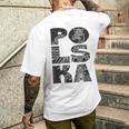 Polska Flag Eagle Polski Pride ポーランドヘリテージデザイン メンズTシャツ バックプリント 彼への贈り物