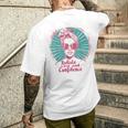 Radiate Love And Confidence Body Positive レトロ ポップアート メンズTシャツ バックプリント 彼への贈り物