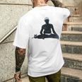 Ramana Maharshi アートワーク メンズTシャツ バックプリント 彼への贈り物