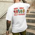 Red Hotilly Peppers メンズTシャツ バックプリント 彼への贈り物