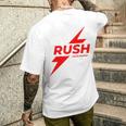 Rush Poppers リキッドインセンス オリジナルゲイボトム メンズTシャツ バックプリント 彼への贈り物
