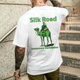 Silk Road 匿名マーケットプレイス キャメル ダークウェブ 暗号 Btc メンズTシャツ バックプリント 彼への贈り物