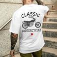 Sr400 ブラックスポーク クラシックバイク モーターサイクリスト オートバイ メンズTシャツ バックプリント 彼への贈り物