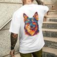 Swedishallhund 犬 モチーフ ペット サングラスwedishallhund メンズTシャツ バックプリント 彼への贈り物