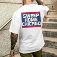 Sweep Home シカゴ野球 サウスサイド チータウン お土産 メンズTシャツ バックプリント 彼への贈り物