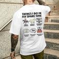 Things I Do Mypare Time 馬 面白い 乗馬 メンズ レディース メンズTシャツ バックプリント 彼への贈り物